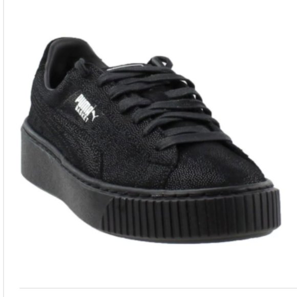 Puma Shoes - Puma I Black Basket Sneaker Size 9